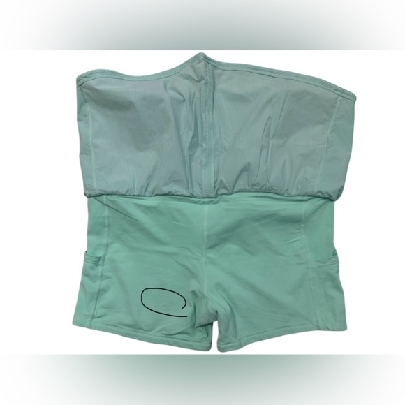 Lululemon Run: Pace Skirt in  Wagon Stripe Fresh Teal / White - Picture 6 of 11